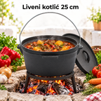 Liveni kotlić 25 cm