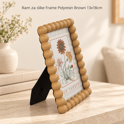 Ram za slike Frame Polyresin Brown 13x18cm