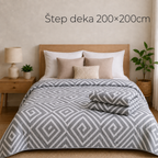 Štep deka 200x200cm