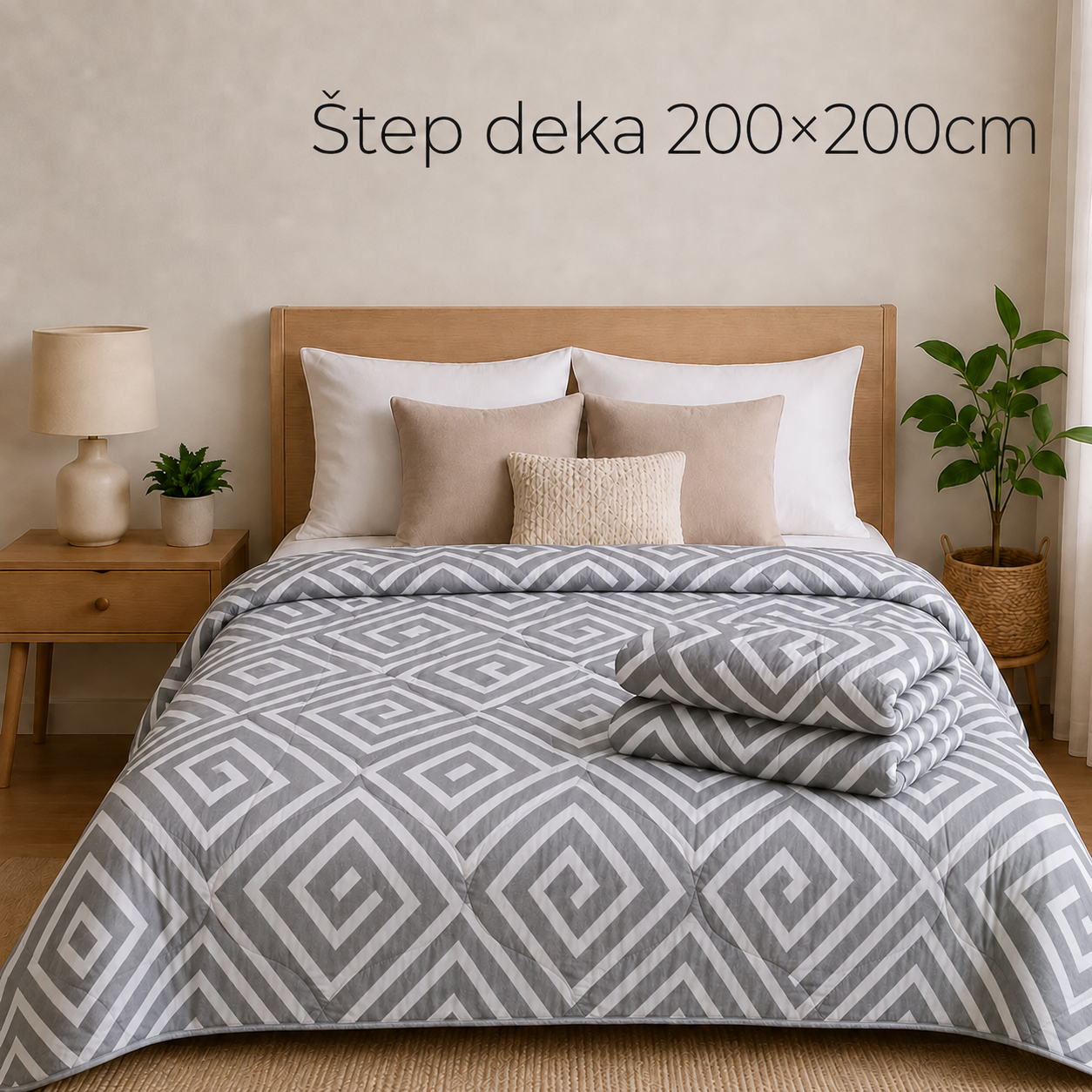 Štep deka 200x200cm