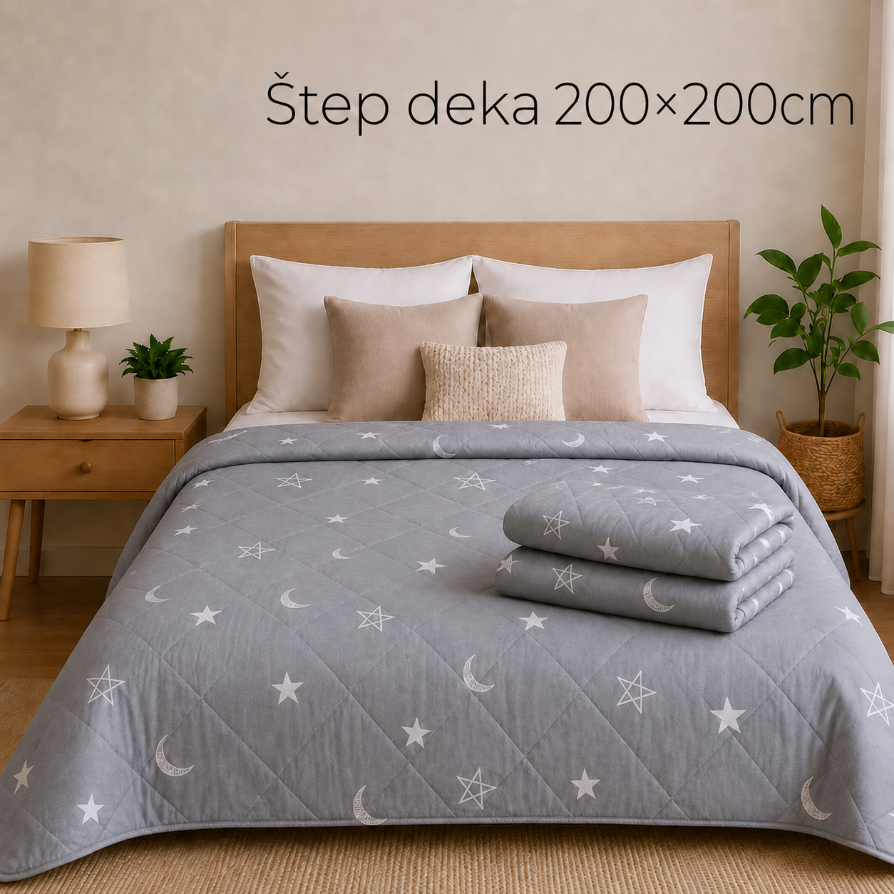 Štep deka 200x200cm
