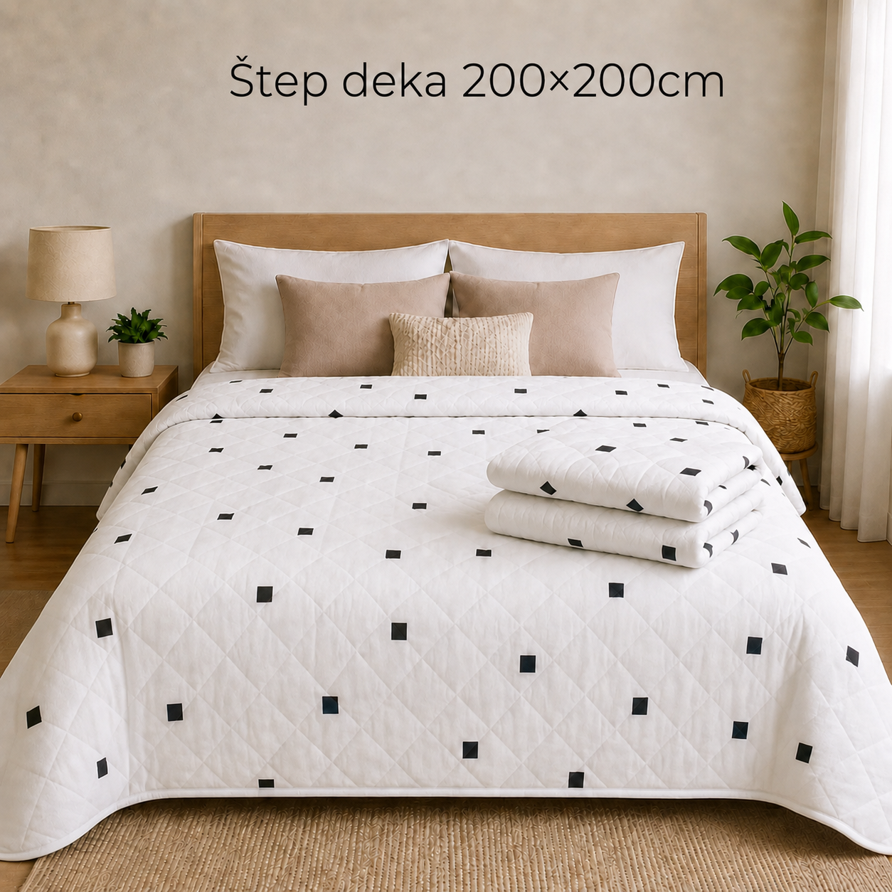 Štep deka 200x200cm