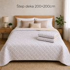 Štep deka 200x200cm
