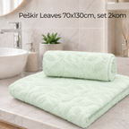 Peškir Leaves 70x130cm, set 2kom