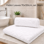 Peškir Leaves 70x130cm, set 2kom