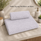Peškir Zig zag 70x130cm, set 2kom