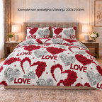 Komplet set posteljina Viktorija 200x220cm