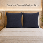 Jastučnica Diamond 40×40, set 2kom