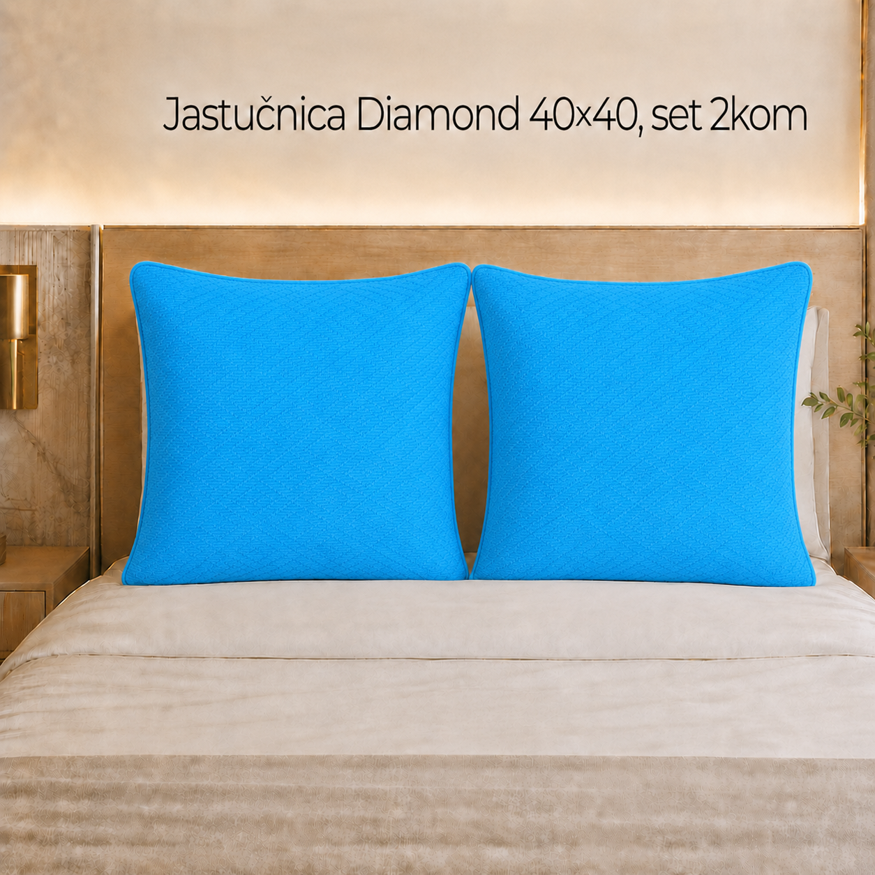 Jastučnica Diamond 40×40, set 2kom