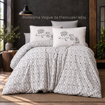 Posteljina Vogue za francuski ležaj