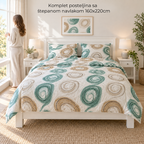 Komplet posteljina sa štepanom navlakom 160x220cm