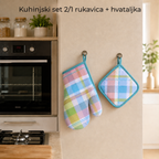 Kuhinjski set 2/1 rukavica + hvataljka