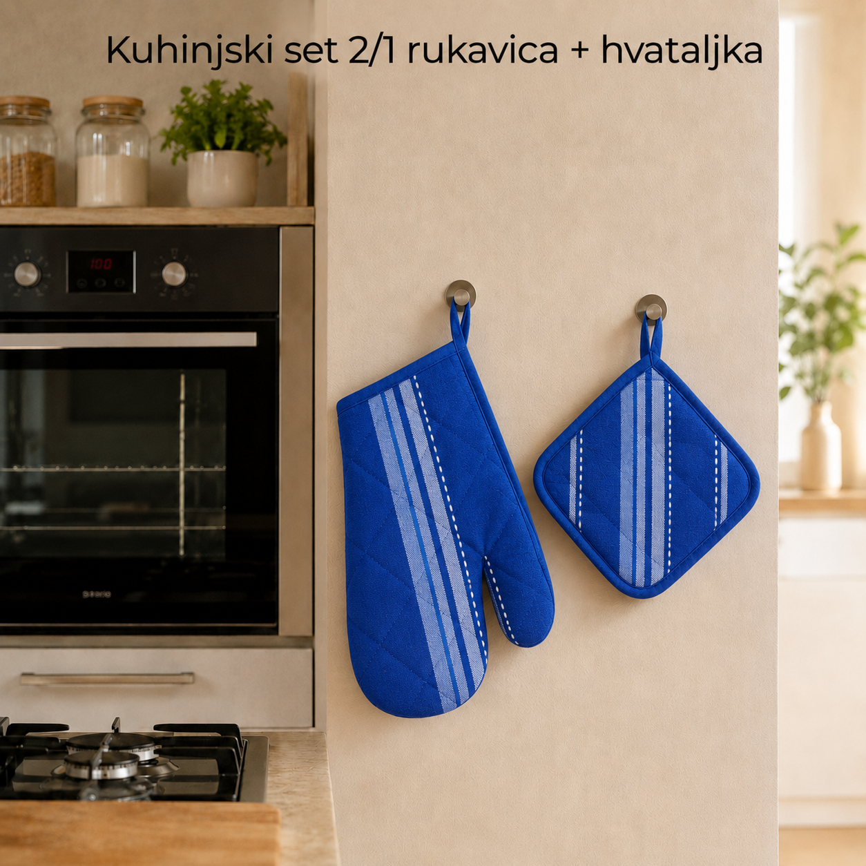 Kuhinjski set 2/1 rukavica + hvataljka