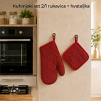 Kuhinjski set 2/1 rukavica + hvataljka