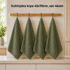 Kuhinjska krpa 45x70cm, set 4kom