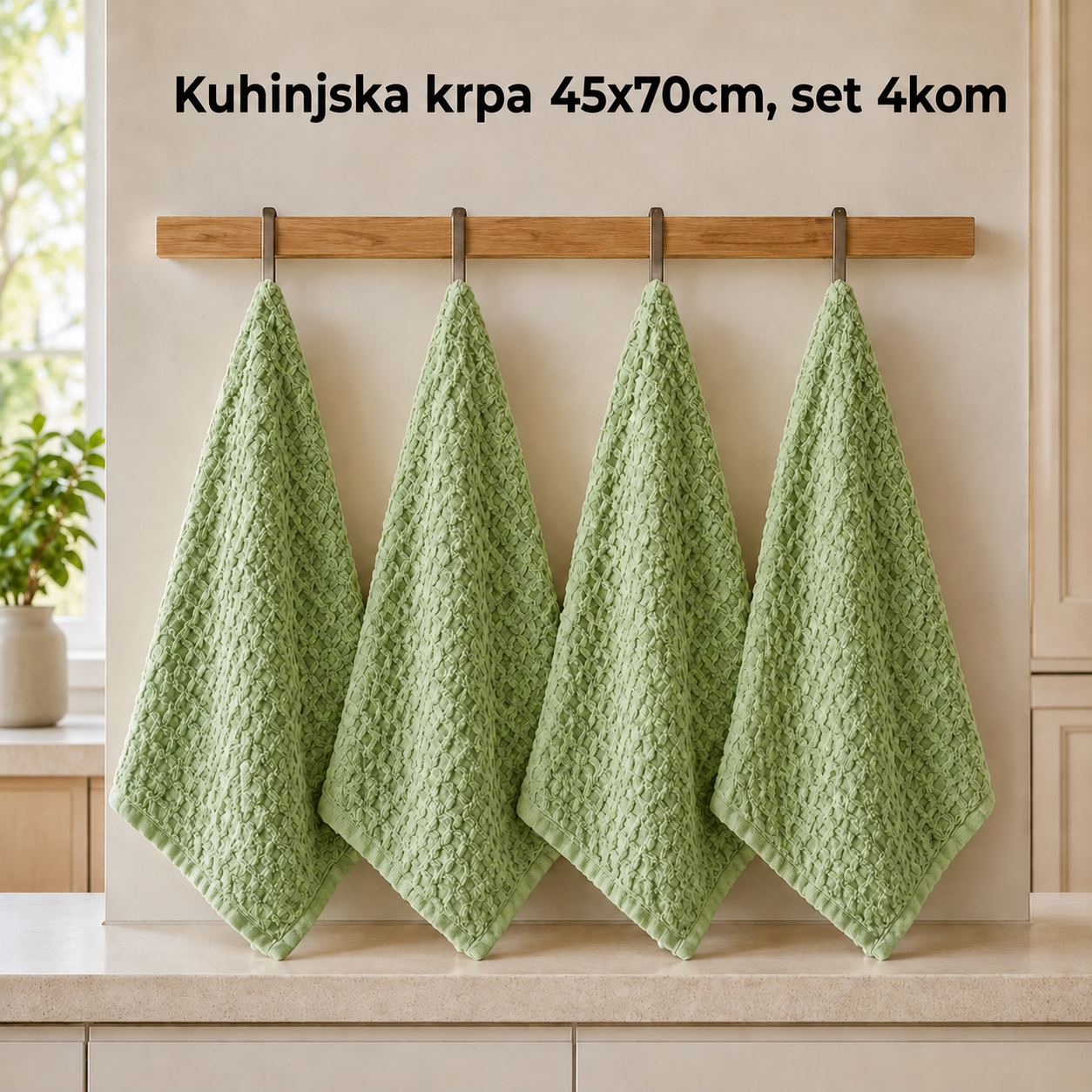 Kuhinjska krpa 45x70cm, set 4kom
