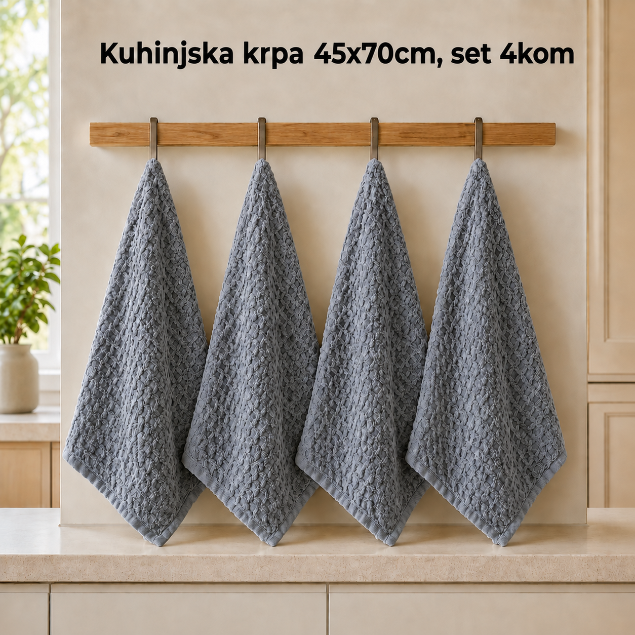 Kuhinjska krpa 45x70cm, set 4kom