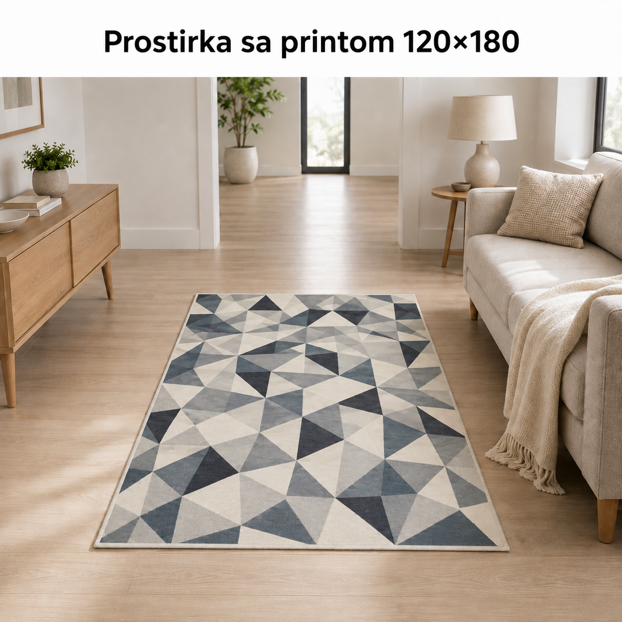 Prostirka sa printom 120×180
