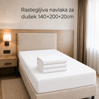 Rastegljiva navlaka za dušek 140×200+20cm