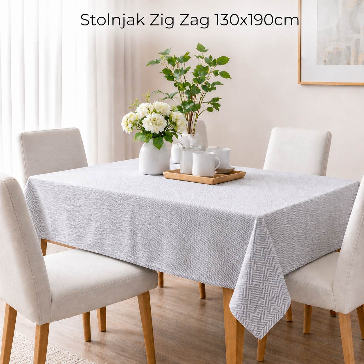 Stolnjak Zig Zag 130x190cm