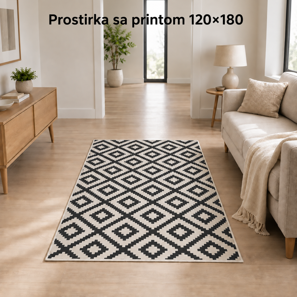 Prostirka sa printom 120×180
