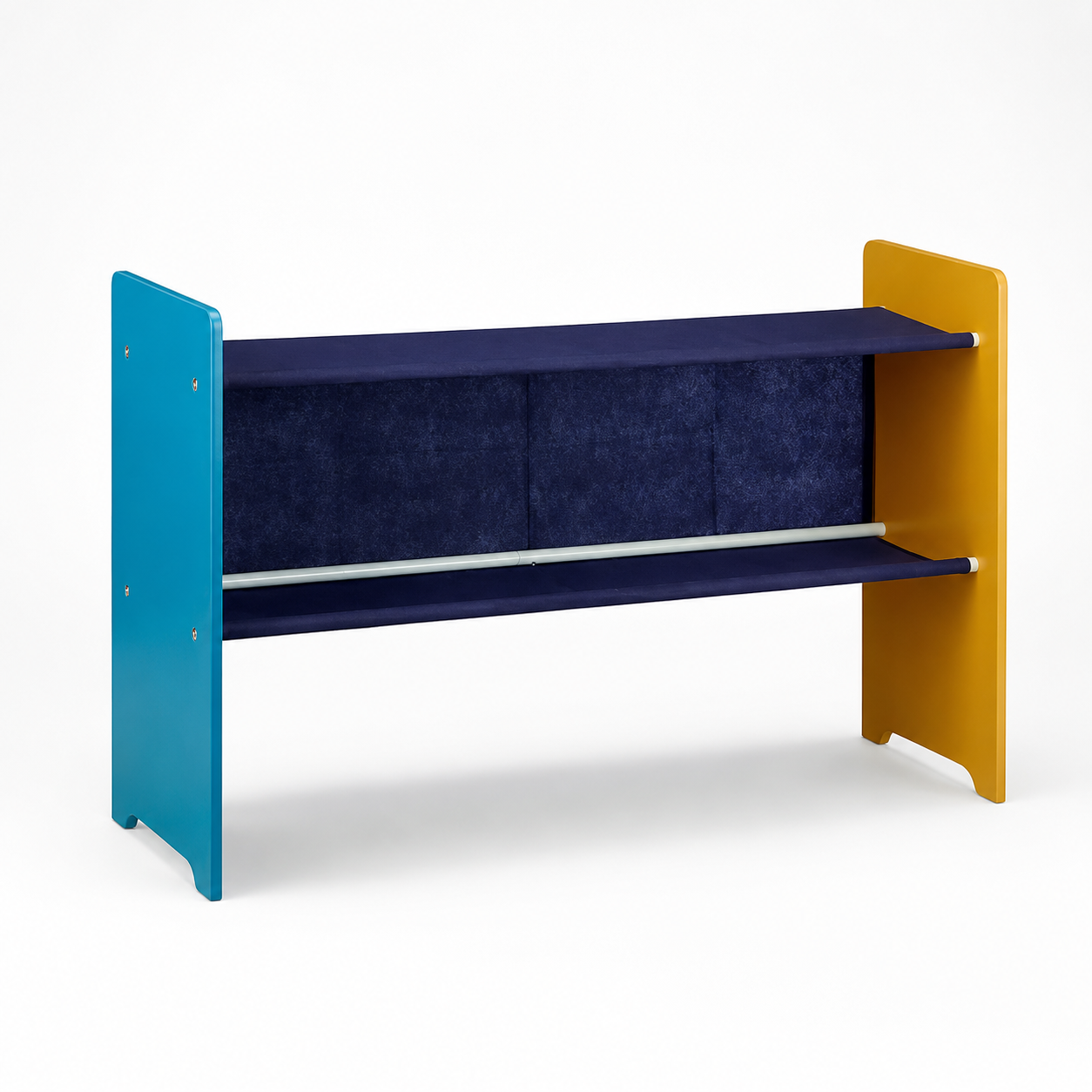 KINDER HOME Organizator dečijih igračaka, polica, delovi sa 9 kutija za odlaganje tekstila - Monster