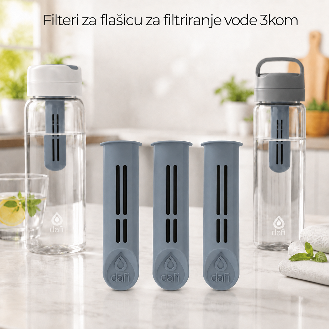 Filteri za flašicu za filtriranje vode Dafi (3 kom)