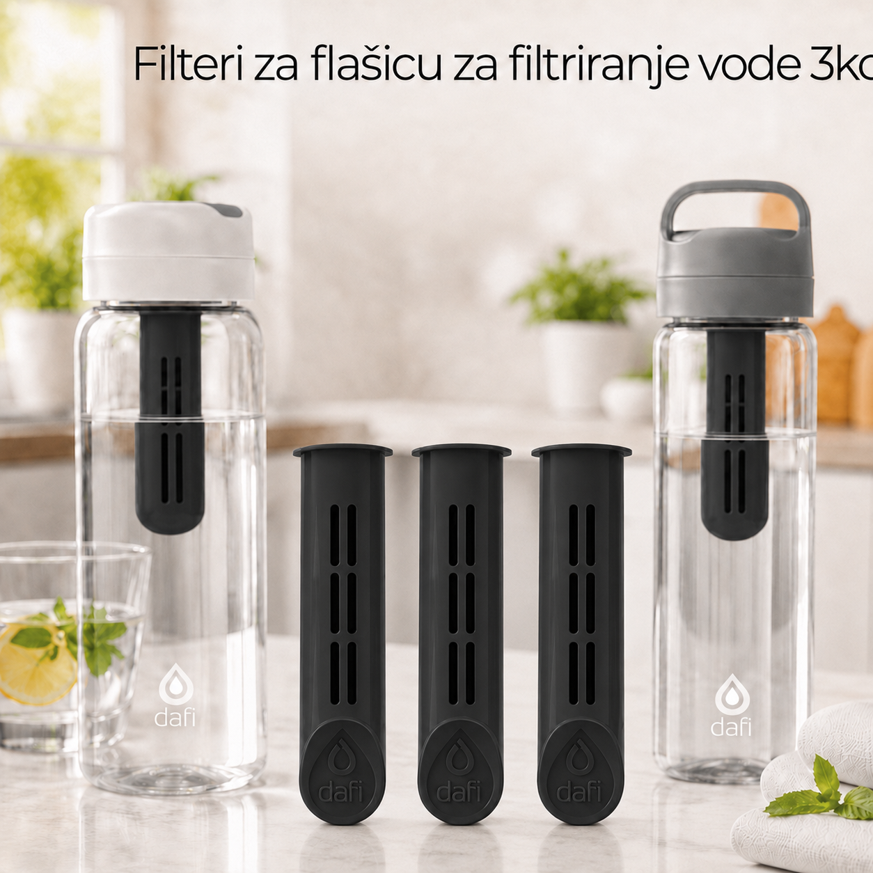 Filteri za flašicu za filtriranje vode Dafi (3 kom)
