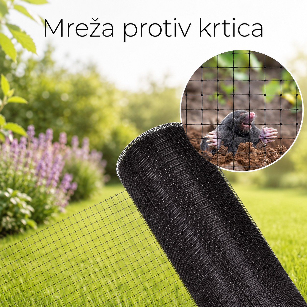 Mreža za krtice 2m x 50m