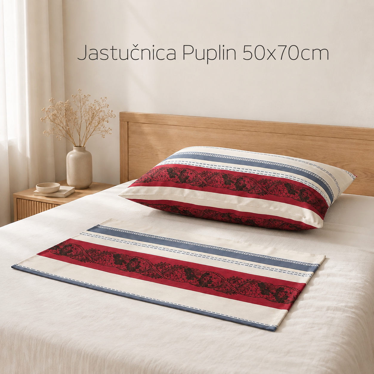 Jastučnica Puplin 50x70cm 2kom