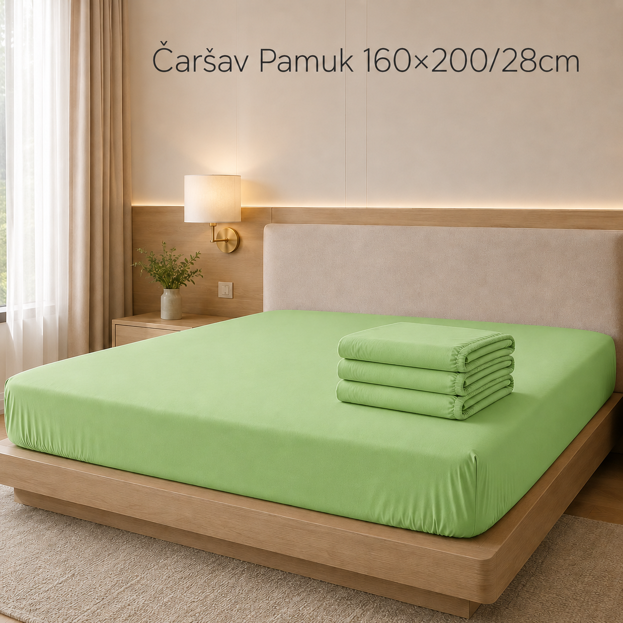 Čaršav Pamuk 160×200/28cm