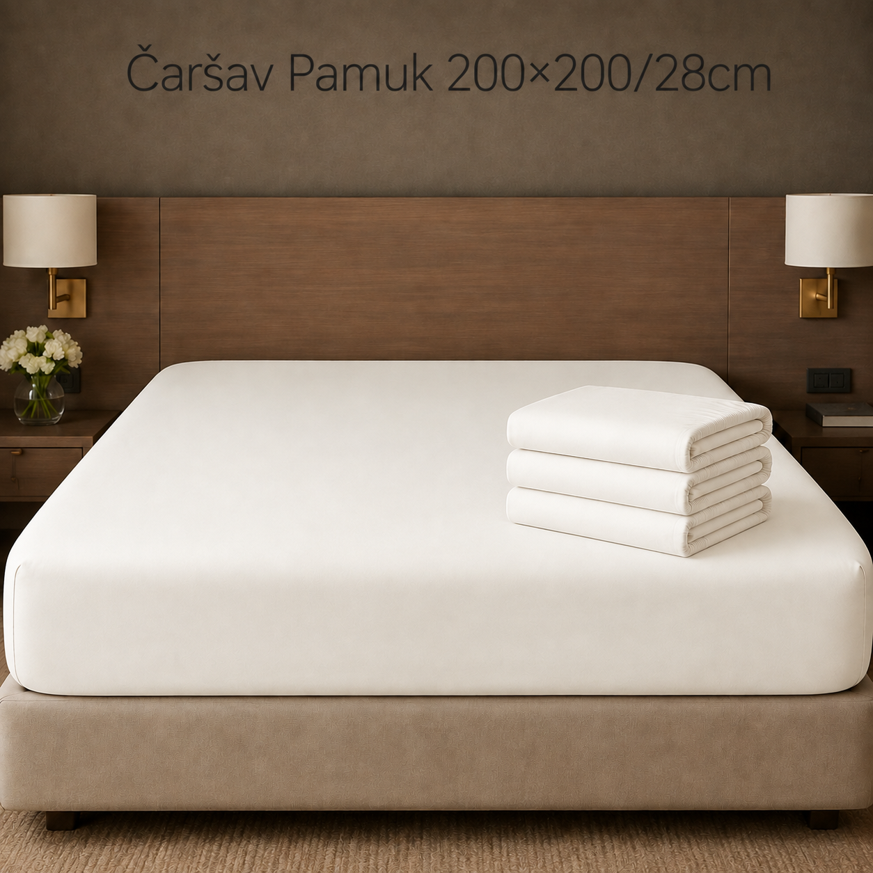 Čaršav Pamuk 200×200/28cm
