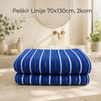 Peškir Linije 70x130cm, 2kom