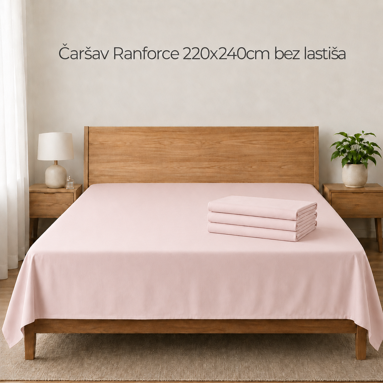 Čaršav Ranforce 220x240cm bez lastiša