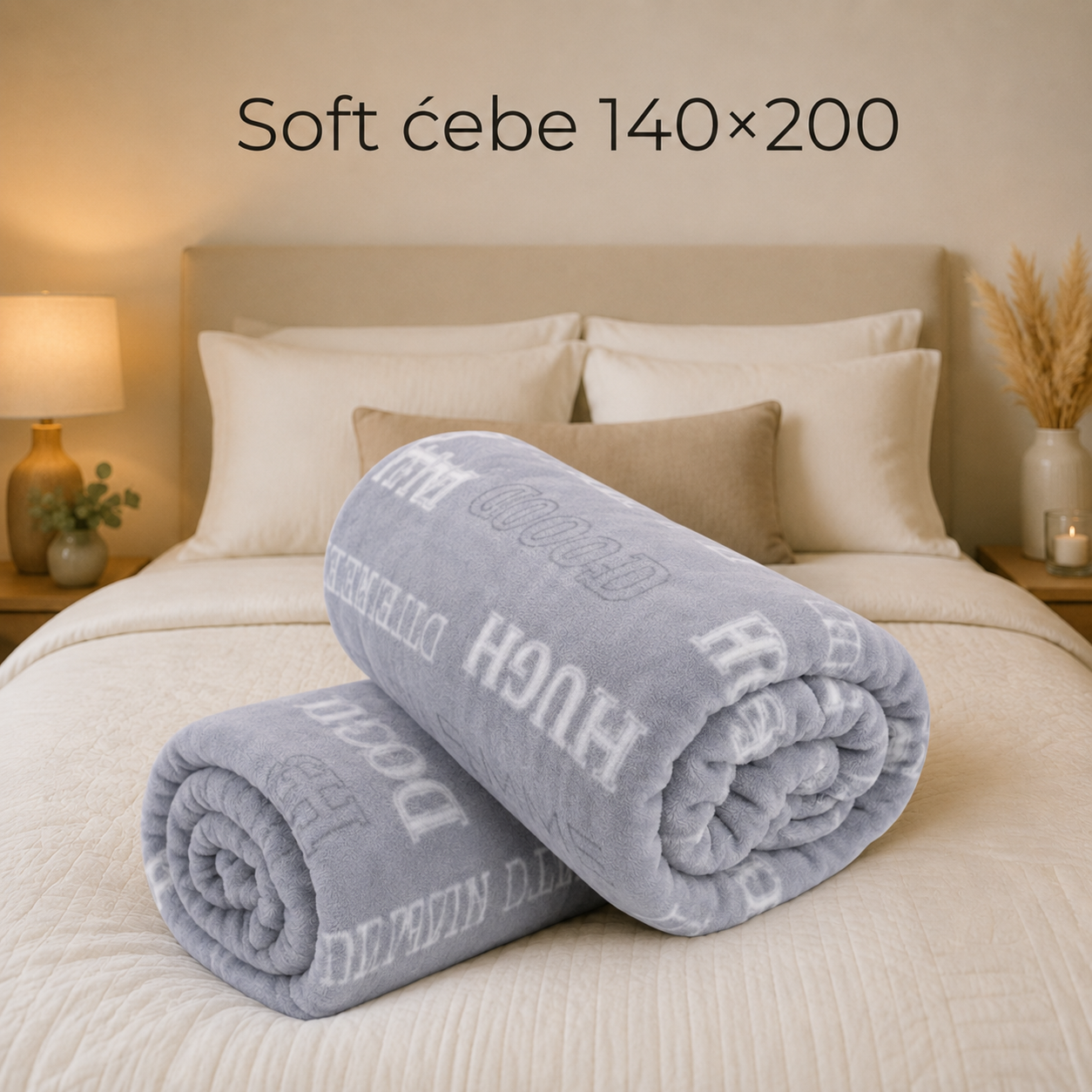 Soft ćebe 140x200cm