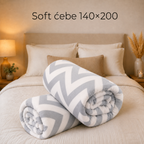 Soft ćebe 140x200cm