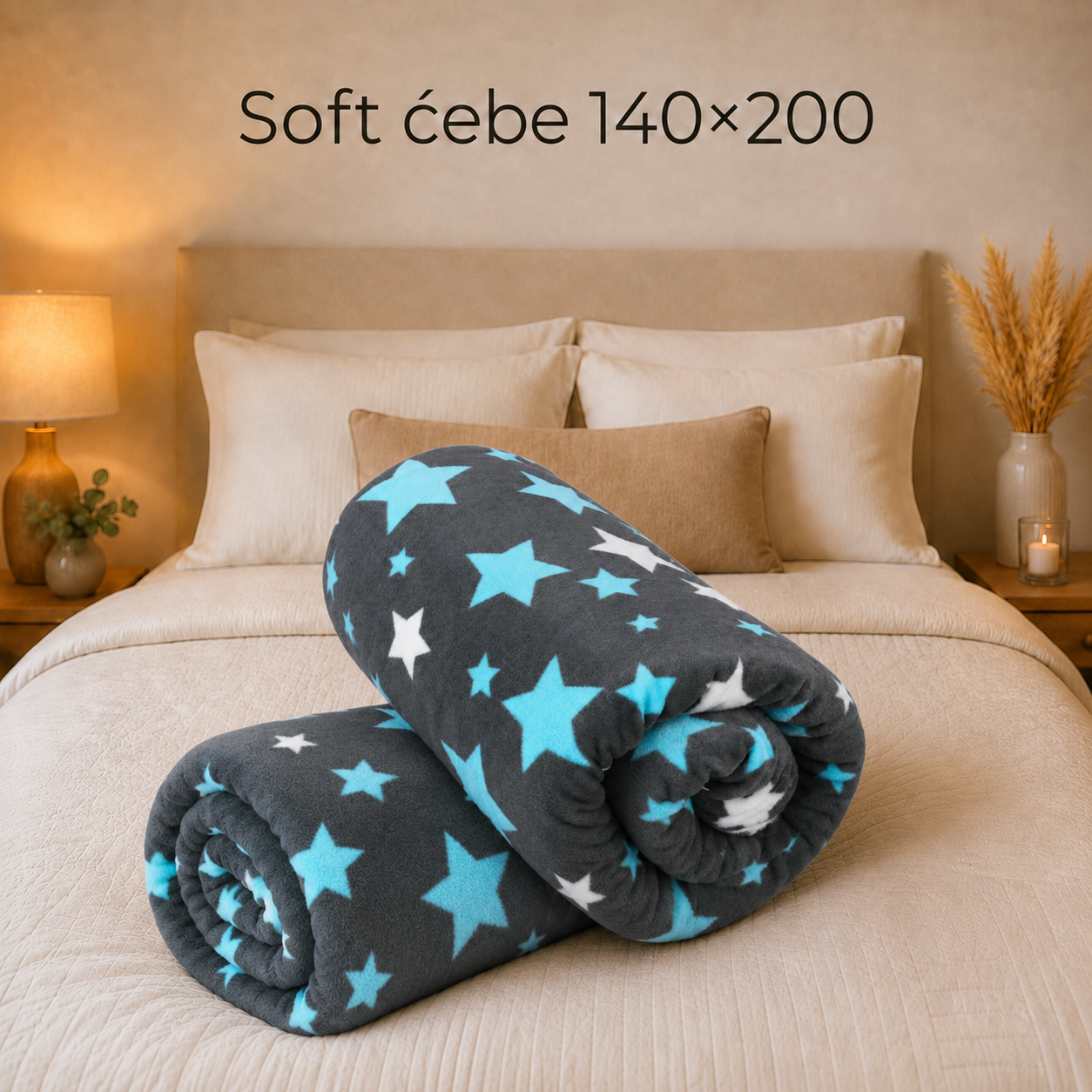 Soft ćebe 140x200cm
