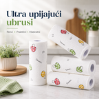 Ultra upijajući ubrusi od mikrovlakana u rolni