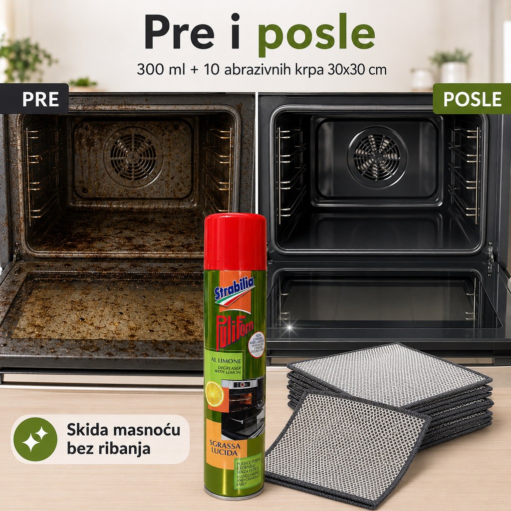 Strabilia - Aktivna pena i čelične krpe