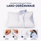 Orthopedic memory foam pillow