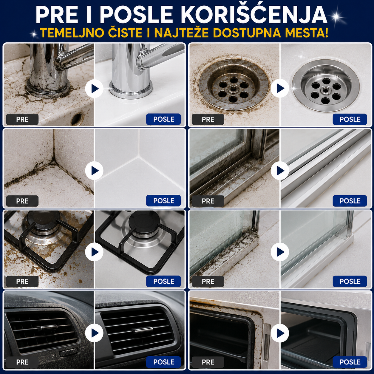 Četke za čišćenje uskih područja