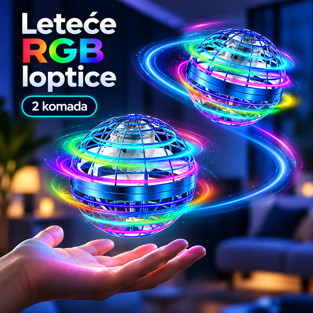 Magična Leteća RGB Loptica