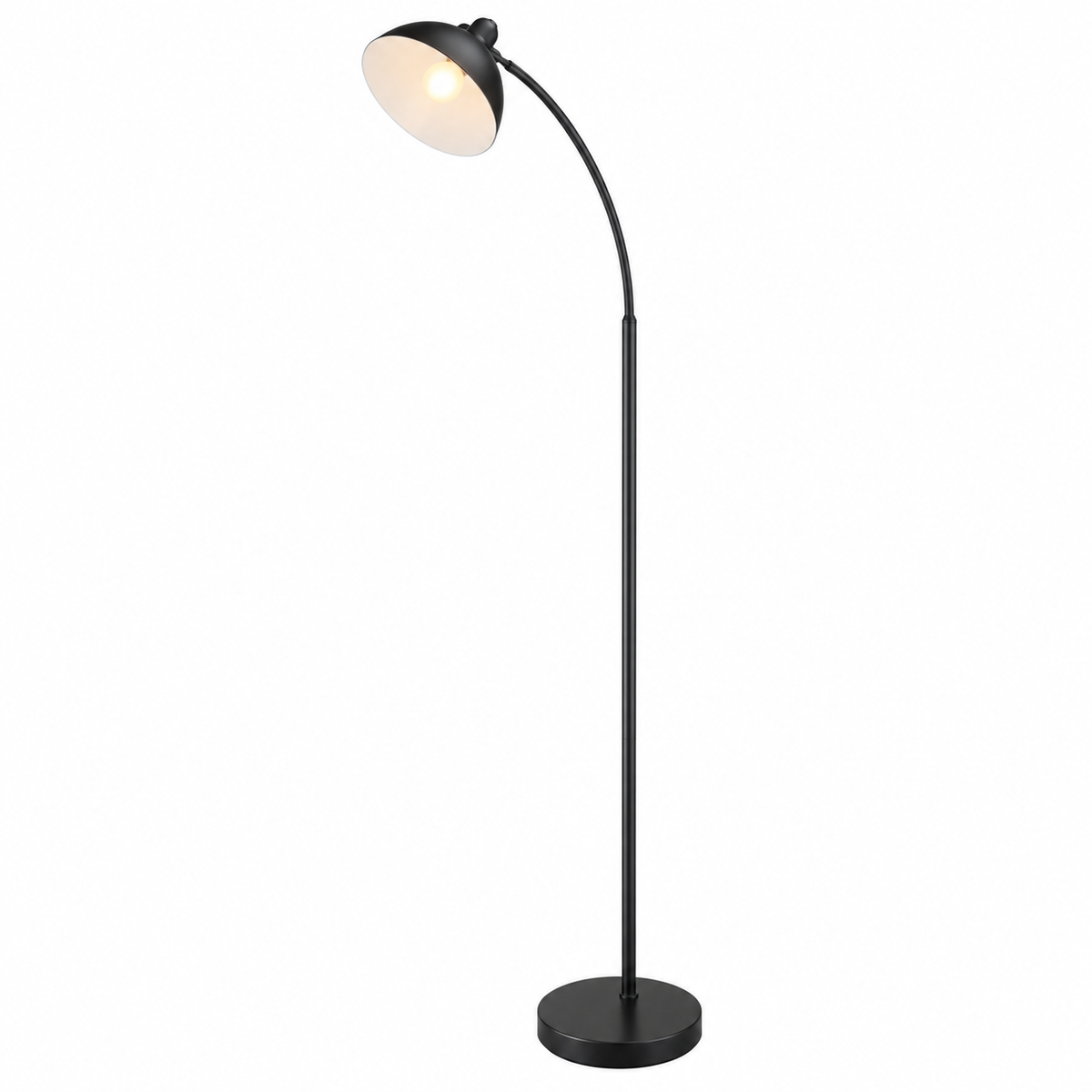 Daron podna lampa metal crna boja E27 158cm