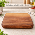 Daska bez ručke  210 x 150 x 18  mm