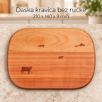 Daska kravica bez ručke  210 x 140 x 9 mm