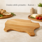 Daska oblik praseta – Bukva –