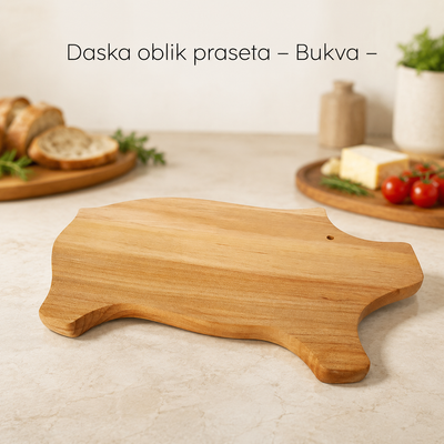 Daska oblik praseta – Bukva –