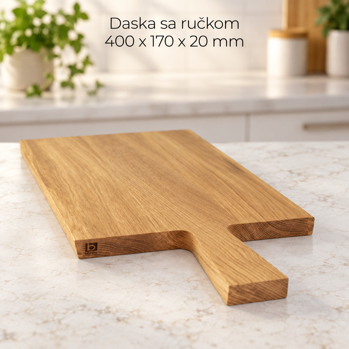 Daska sa ručkom  400 x 170 x 20 mm