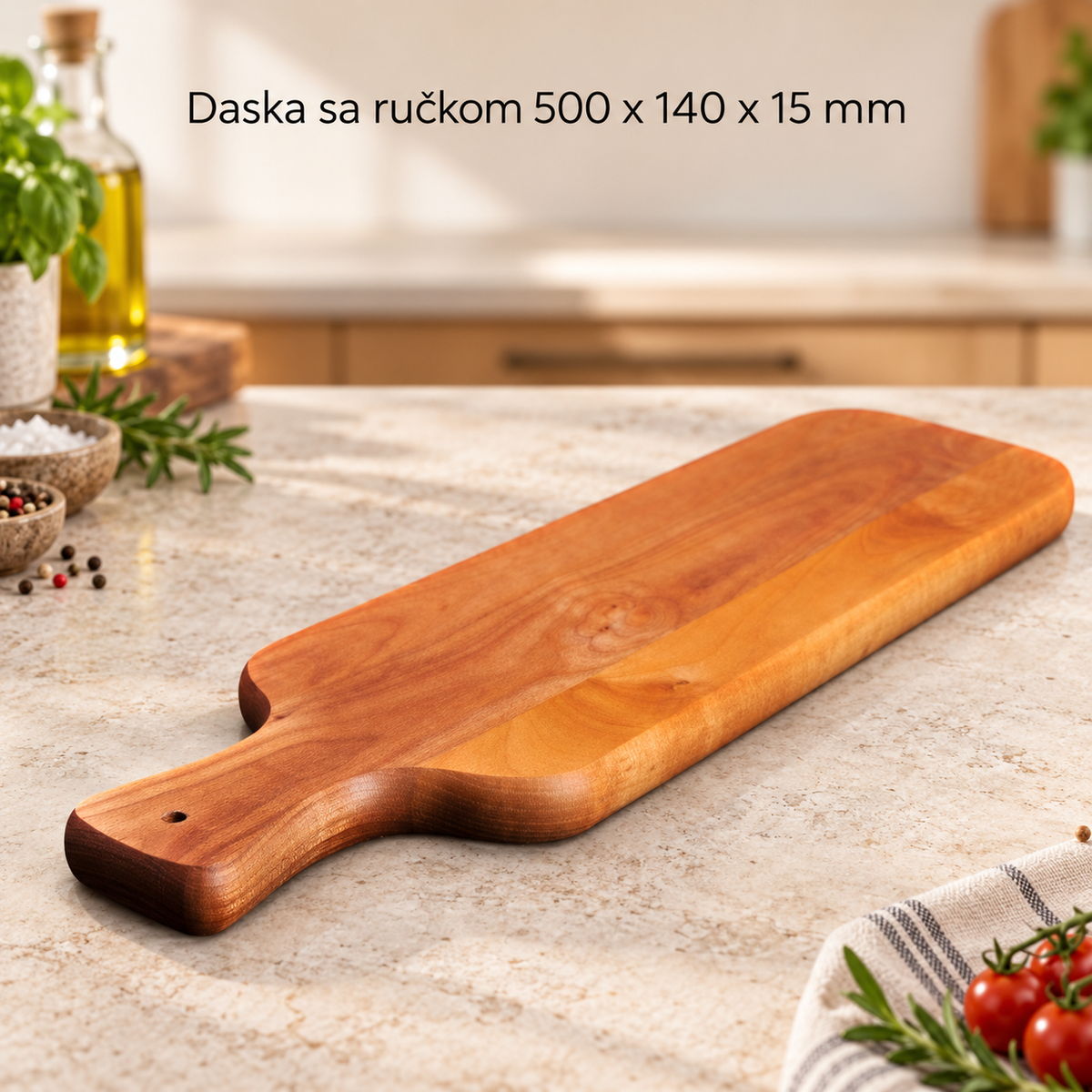 Daska sa ručkom 500 x 140 x 15 mm