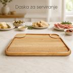 Daska za serviranje 8 -Bukva-